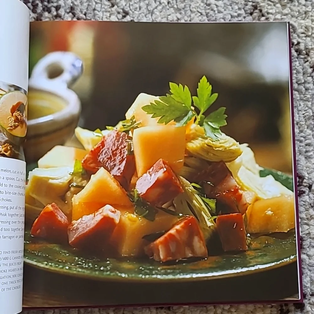 Hardcover Tapas Cookbook by Susan Tee, Vintage